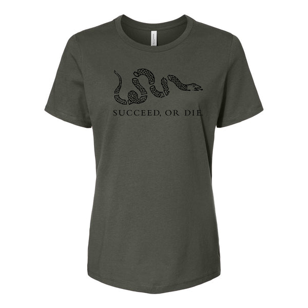 JP-SUCCEED, OR DIE Green WOMEN’S TEE