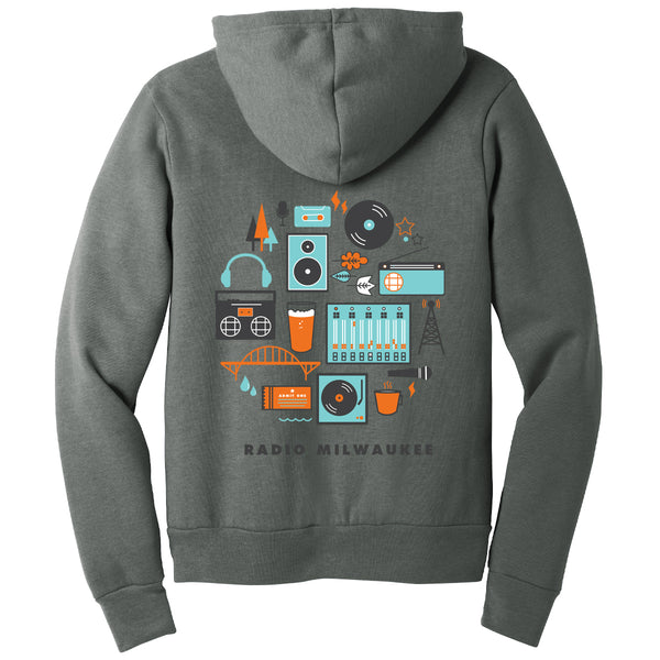 RADIOMKE- Crescendo & Collage Hoodie