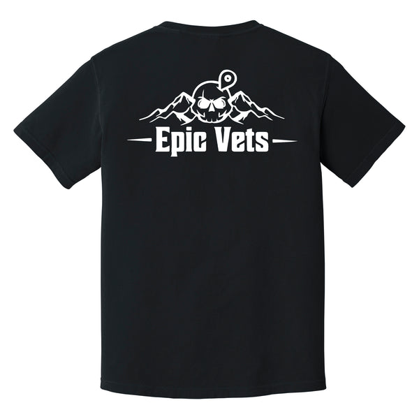 VET-Epic Vets Was Here Black Tee