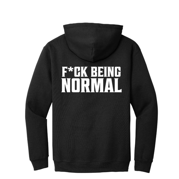 VET-F*ck Being Normal Black Hoodie