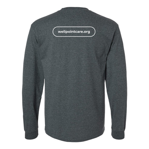 WCN - Unisex Dark Heather Long Sleeve Tee