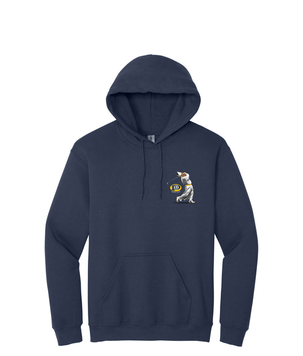 PIUS- Golfing Pope Hoodie Navy