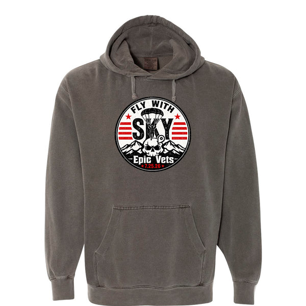 VET- Fly With Sky Pepper Hoodie