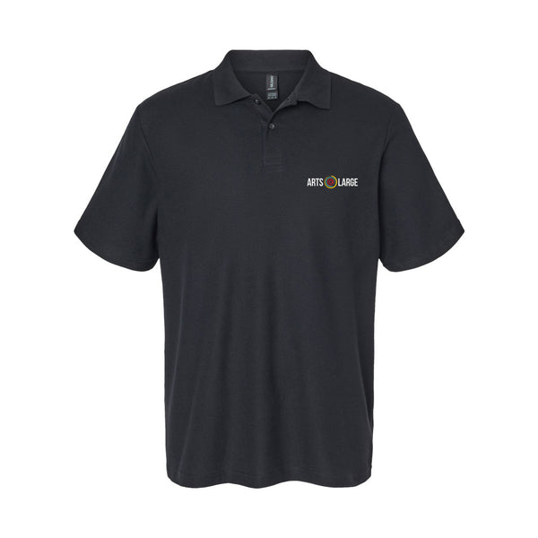 A@L- Arts@Large Black Polo Embroidery
