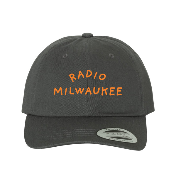RADIOMKE- Type Hat Grey and Orange