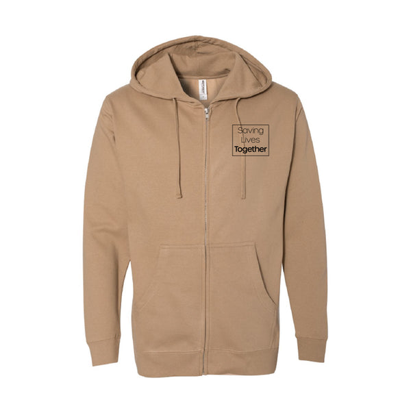SC - Safe Communities Sandstone Zip-Up