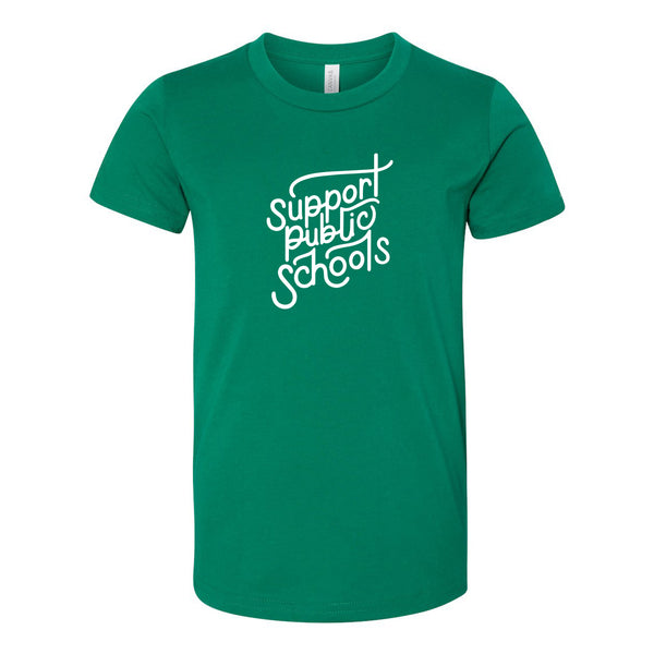 MFO - Support Local Schools Youth Tee - Green