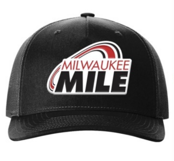 MKEMILE - 2025 Black Milwaukee Mile Trucker