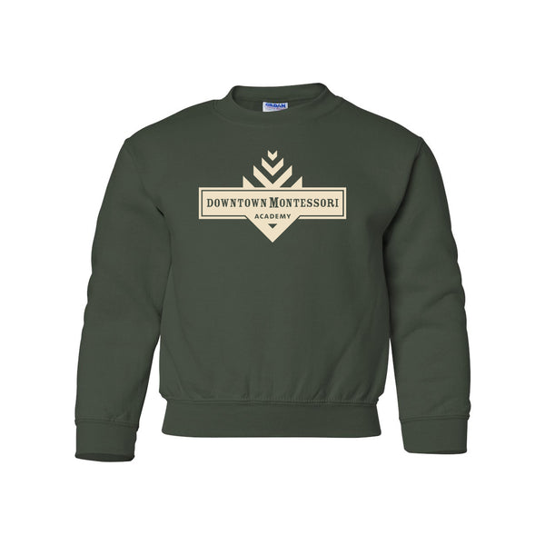 DMA - Youth Green Crew Sweatshirt