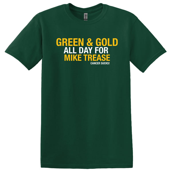 MT - GREEN & GOLD ALL DAY FOR MIKE TEE